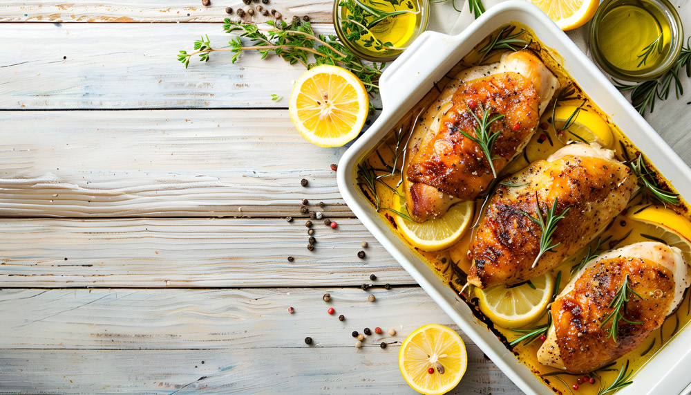 Sheet Pan lemon herb chicken and potatoes