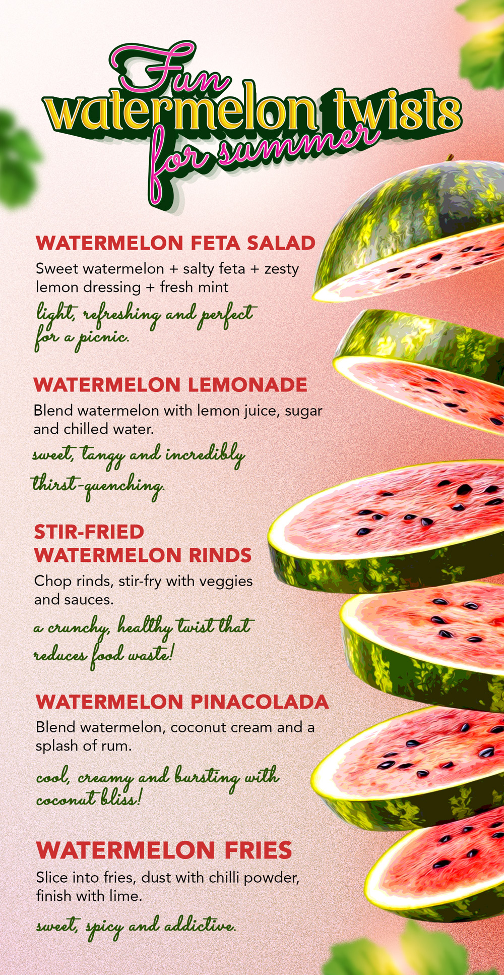 Beat the melon-choly with these fruity fixes