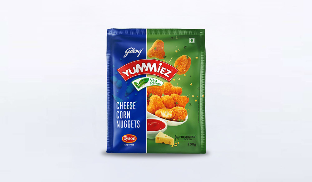 Godrej Yummiez Cheese Corn Nuggets Godrej Yummiez Cheese Corn Nuggets