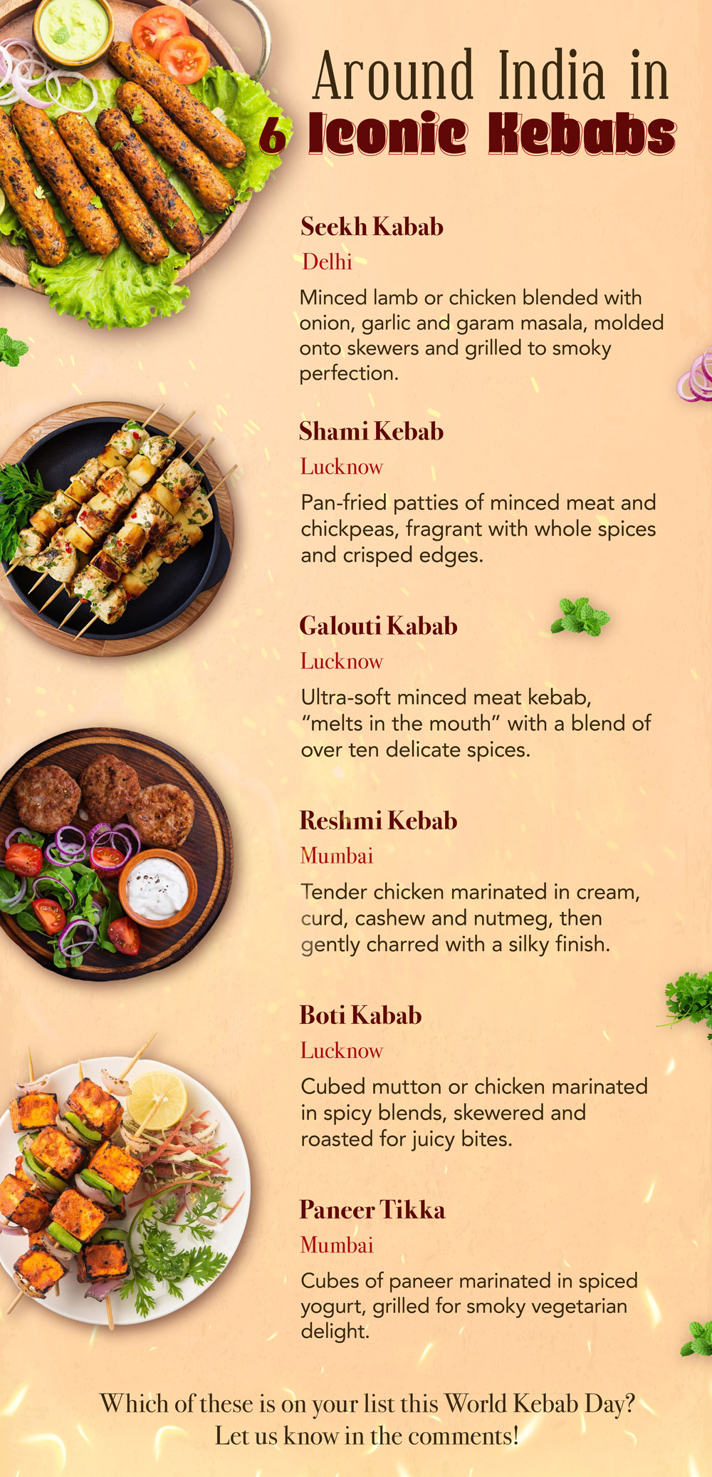 A visual guide to India’s most iconic kebabs