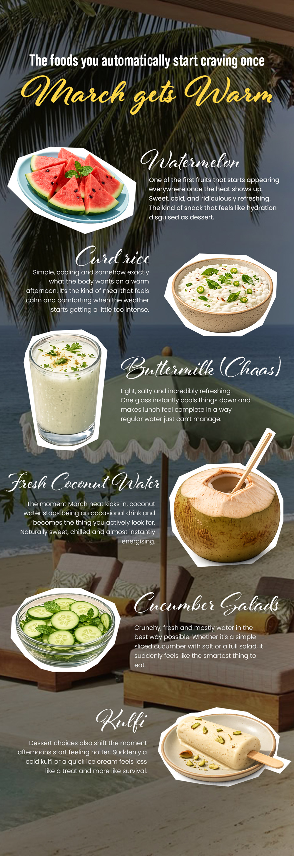 The foods you automatically start craving once March gets warm