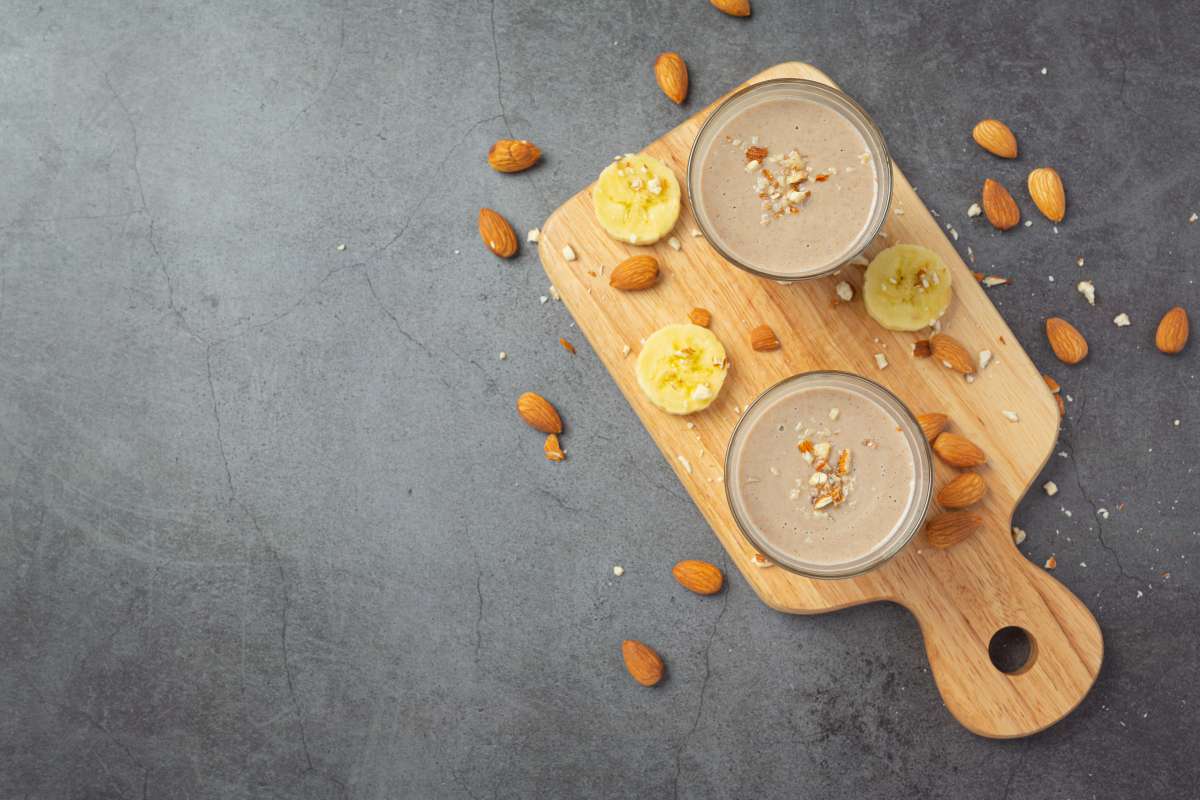 Dry fruit kesar lassi