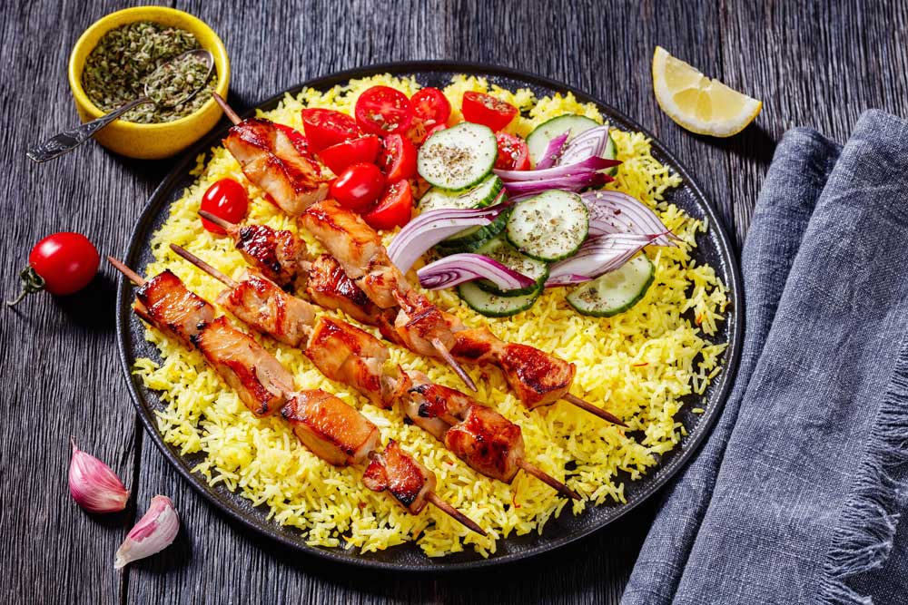 kebab pulao