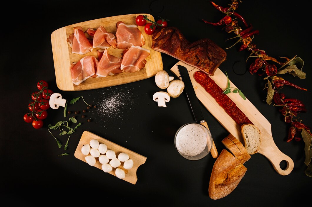 Unwrapping gifts with a festive Christmas themed charcuterie board