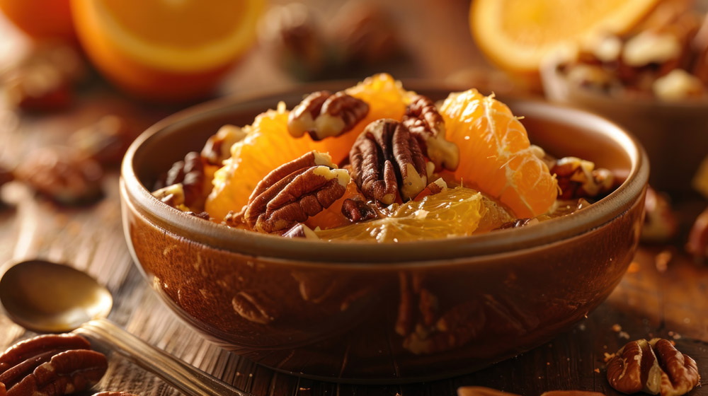 Orange-Glazed Pecans Orange-Glazed Pecans