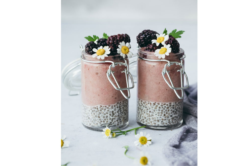 Chia-seed pudding Chia-seed pudding