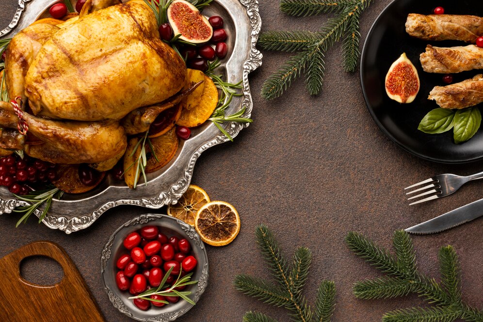 Falafel Stuffed Turkey
