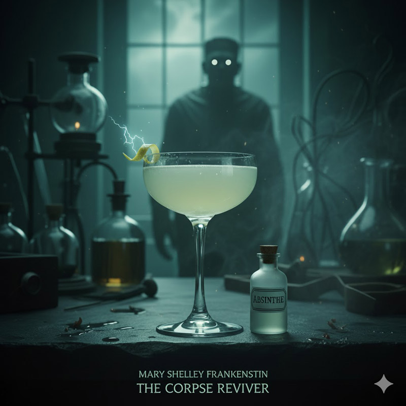 4 macabre pairings that define classic gothic literary icons: A Halloween cocktail guide for literary haunts