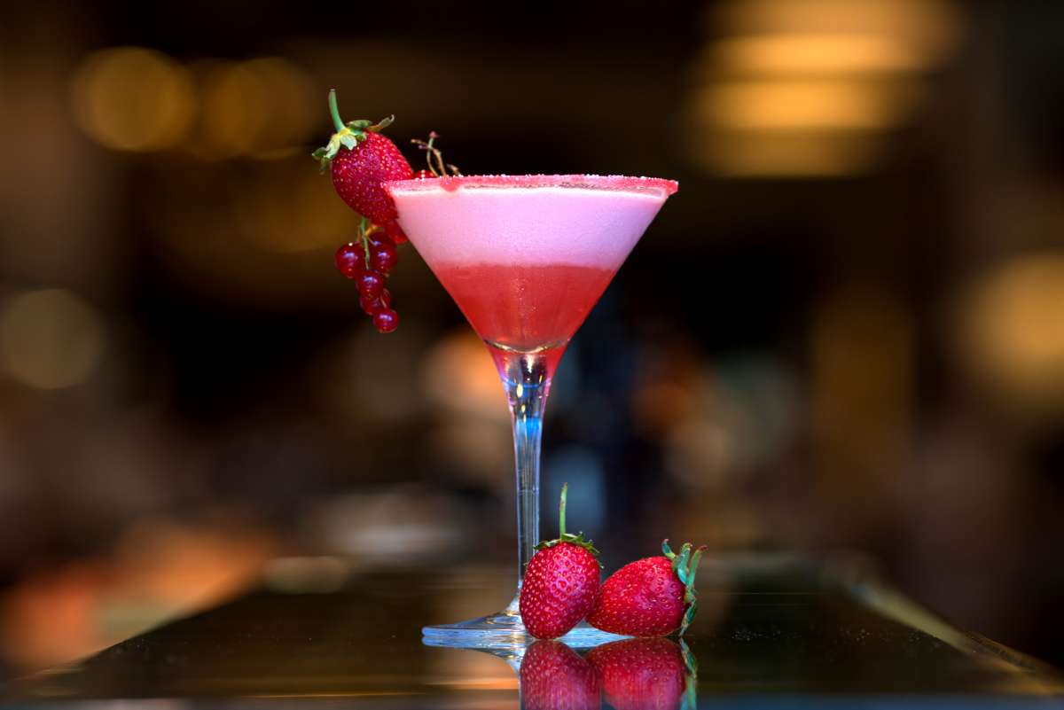 Strawberry cocktails