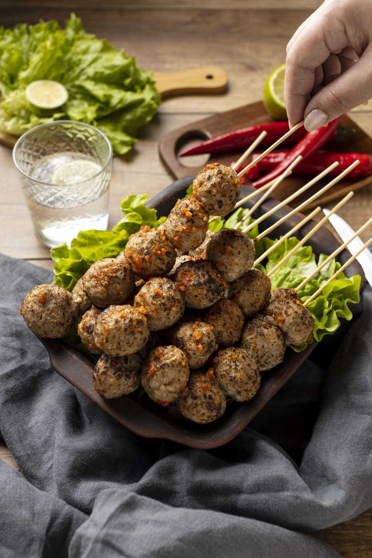 Falafel Skewers