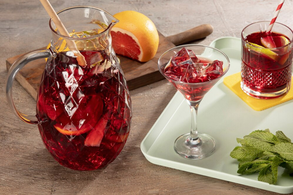 Stone fruit sangria