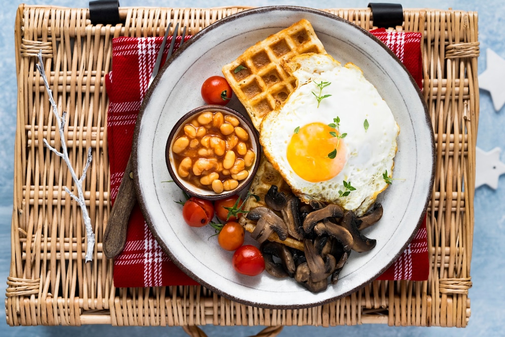 Savory Bacon and Cheese Waffles Savory Bacon and Cheese Waffles