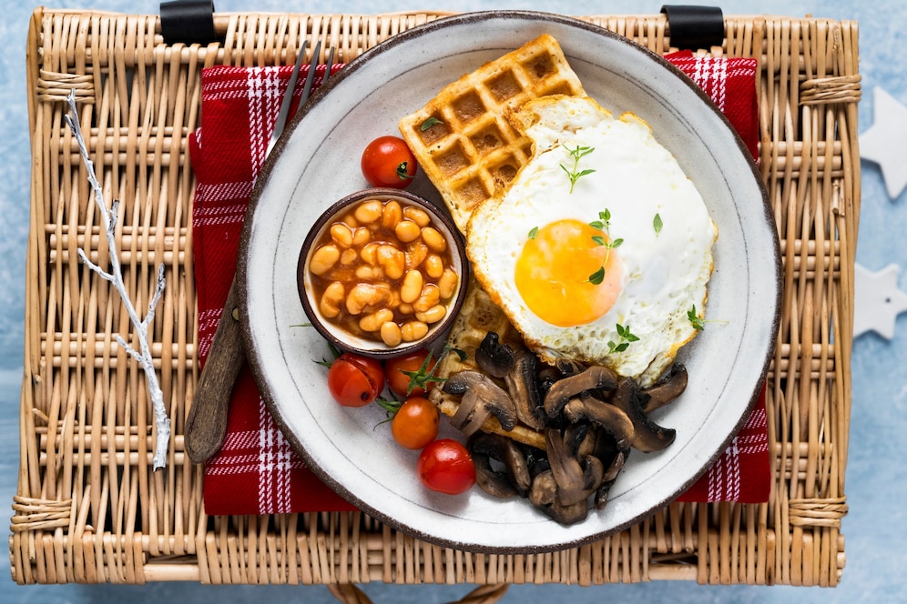 Savory Bacon and Cheese Waffles