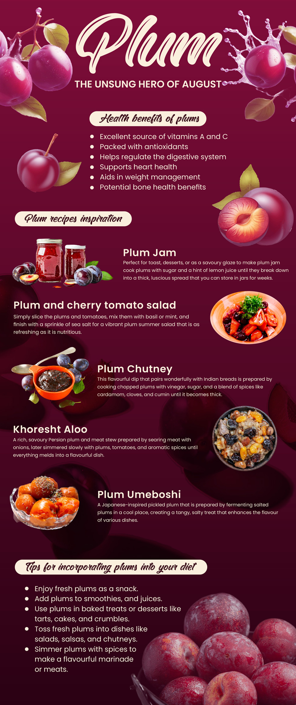 Plums: The unsung hero of August Plums: The unsung hero of August