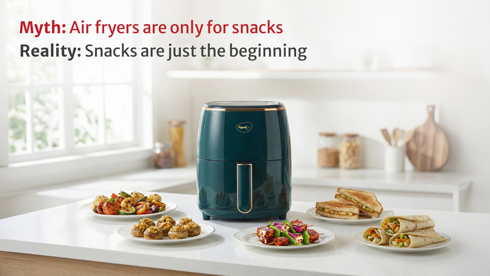 Myth 3: Air fryers are only for snacks