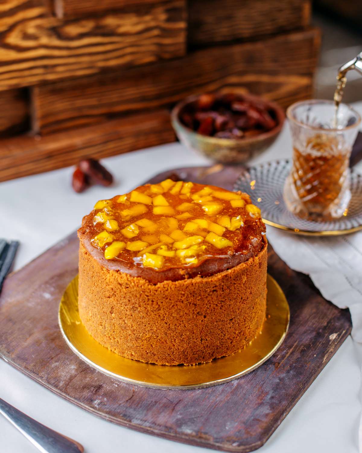 Orange almond cake