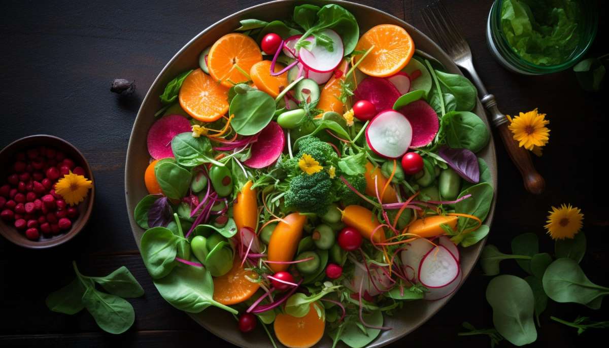 Orange quinoa salad