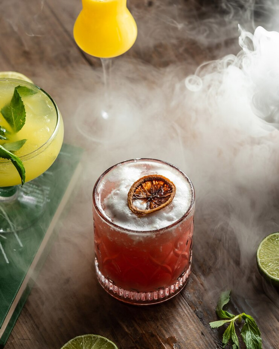 Sparkling Cardamom-Ginger Fizz