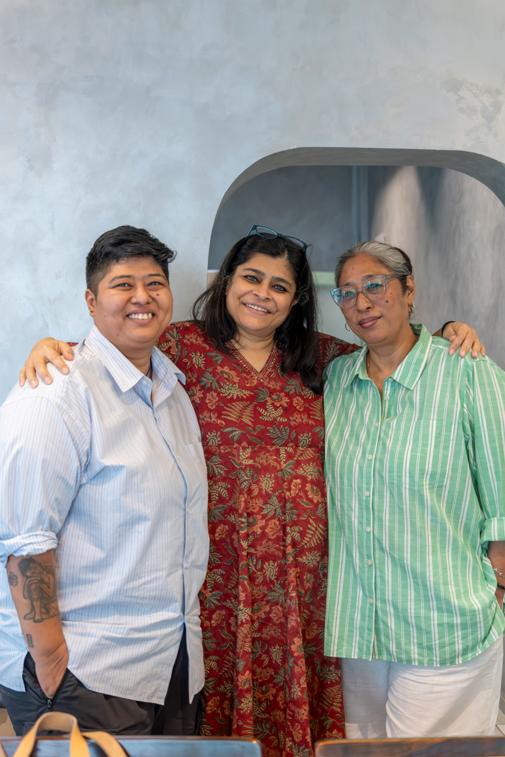 Chef Doma Wang and Sachiko Seth at the Kolkata Roundtable Chef Doma Wang and Sachiko Seth at the Kolkata Roundtable