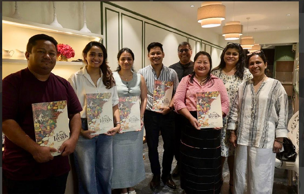 Masterchef Nayanjyoti Saikia - Assam, Chef Joel Basumatary (Chef & Indigenous Food Expert) Nagaland, Kashmiri Barkakati Nath (Culinary Expert & Consultant) - Assam, Aketoli Zhimomi (Chef & Indigenous Food Archivist) Nagaland, Dr. Mridusmita Das, Arushi Lohia at the Guwahati Roundtable Masterchef Nayanjyoti Saikia - Assam, Chef Joel Basumatary (Chef & Indigenous Food Expert) Nagaland, Kashmiri Barkakati Nath (Culinary Expert & Consultant) - Assam, Aketoli Zhimomi (Chef & Indigenous Food Archivist) Nagaland, Dr. Mridusmita Das, Arushi Lohia at the Guwahati Roundtable